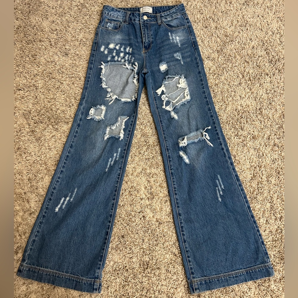 Distressed Boutique Trousers